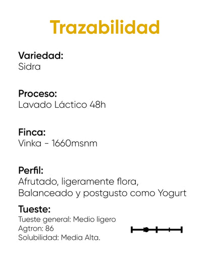 Sidra Lavado Láctico